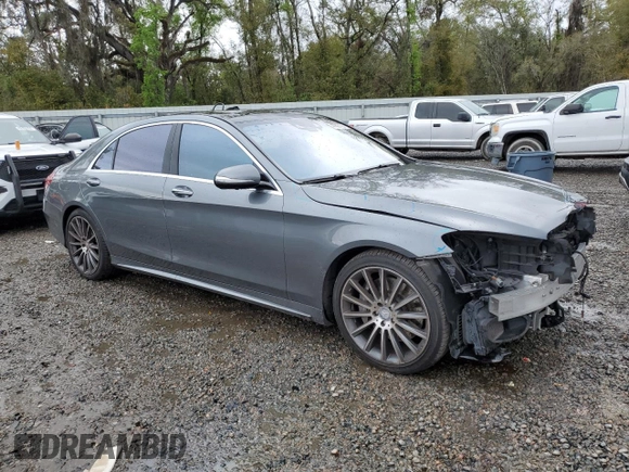 2016 Mercedes-Benz S 550 with VIN WDDUG8CB5GA243905, listed as a Copart auction lot 47827195 with 96,713 mi miles and Salvage Title. Bid and sale history available at carsss.com. Image 4.