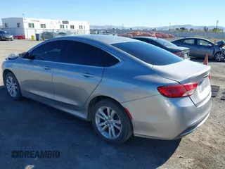 2015 Chrysler 200 Limited with VIN 1C3CCCAB3FN648003, listed as a IAAI auction lot 41859467 with 111,880 mi miles. Bid and sale history available at carsss.com. Image 3.