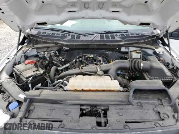 2021 Ford F-150 XL with VIN 1FTMF1EP7MKE72931, listed as a Copart auction lot 60650605 with 23,825 mi miles and Salvage title. Bid and sale history available at DreamBid. Image 11.