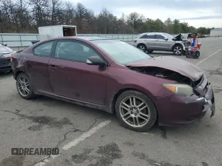 2007 Scion tC Spec with VIN JTKDE177X70202844, listed as a Copart auction lot 51655225 with 162,874 mi miles and Salvage Title. Bid and sale history available at carsss.com. Image 4.