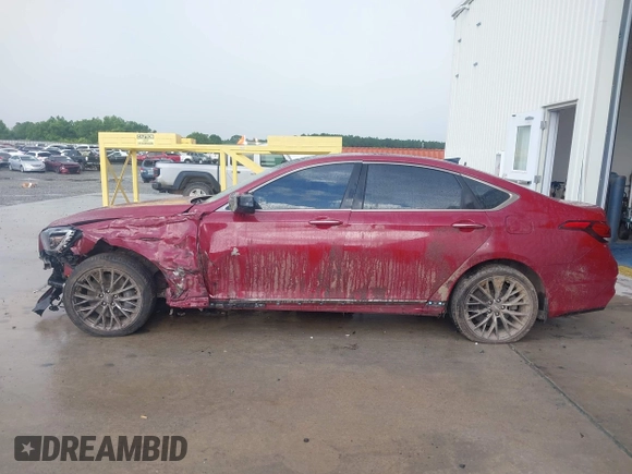 2018 Genesis G80 Sport with VIN KMHGN4JB4JU225812, listed as a IAAI auction lot 42314901 with 109,005 mi miles and . Bid and sale history available at DreamBid. Image 14.