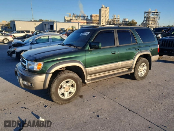 1999 Toyota 4Runner Limited with VIN JT3HN87R3X9029140, listed as a Copart auction lot 81902194 with 202,851 mi miles and Clean title. Bid and sale history available at DreamBid. Image 1.