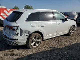 2023 Audi Q7 Premium Plus with VIN WA1LCBF77PD001213, listed as a Copart auction lot 50259205 with 33,072 mi miles and Salvage title. Bid and sale history available at DreamBid. Image 3.