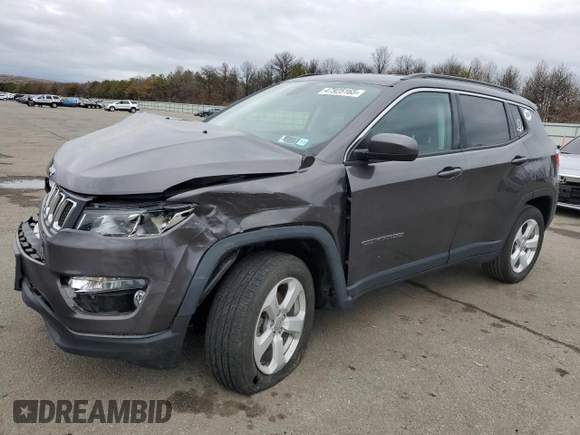 2021 Jeep Compass Latitude with VIN 3C4NJDBB4MT507484, listed as a Copart auction lot 47925165 with 17,644 mi miles and Non repairable. Bid and sale history available at DreamBid. Image 1.
