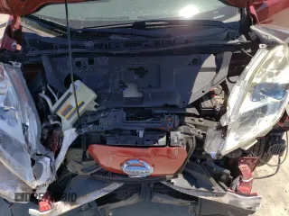 2015 Nissan LEAF SV with VIN 1N4AZ0CPXFC309636, listed as a Copart auction lot 57263473 with 0 mi miles. Bid and sale history available at carsss.com. Image 12.