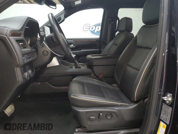 2024 Chevrolet Tahoe Premier with VIN 1GNSCSKD3RR276166, listed as a Copart auction lot 46035455 with 23,899 mi miles and Salvage title. Bid and sale history available at DreamBid. Image 7.