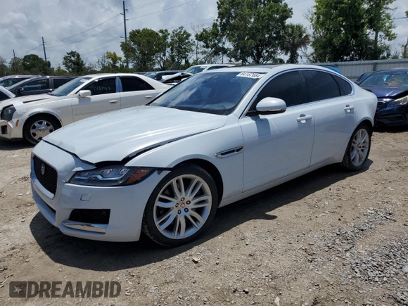 2018 Jaguar XF 35t Portfolio Ltd Edition with VIN SAJBN4EV9JCY53925, listed as a Copart auction lot 64157684 with 37,651 mi miles and Salvage Title. Bid and sale history available at carsss.com. Image 1.