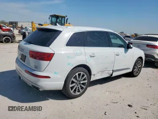 2017 Audi Q7 Premium Plus with VIN WA1LAAF78HD049207, listed as a Copart auction lot 50775835 with 107,482 mi miles and Salvage Title. Bid and sale history available at DreamBid. Image 3.