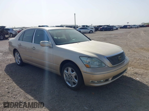 2005 Lexus LS 430 z VIN JTHBN36F655004313, wystawiony jako IAAI lot #41732745 z przebiegiem 133 928 mil mil oraz . Historia ofert i sprzedaży dostępna na DreamBid. Obrazek 1.