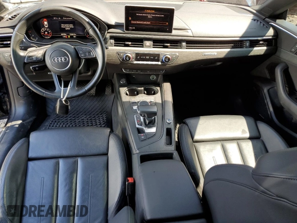 2018 Audi A5 Sportback Premium Plus with VIN WAUENCF56JA100415, listed as a Copart auction lot 40967394 with 40,158 mi miles. Bid and sale history available at carsss.com. Image 8.
