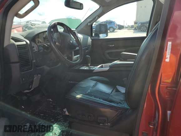 2015 Nissan Titan Pro-4X with VIN 1N6BA0EC8FN506760, listed as a Copart auction lot 54798324 with Not provided miles and Salvage title. Bid and sale history available at DreamBid. Image 7.