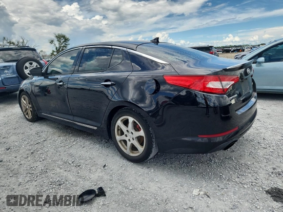 2013 Kia Optima SX with VIN 5XXGR4A62DG232408, listed as a Copart auction lot 62819035 with 251,192 mi miles and Clean title. Bid and sale history available at DreamBid. Image 2.