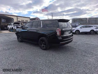 2022 Chevrolet Tahoe Commercial with VIN 1GNSKLED9NR309069, listed as a Copart auction lot 87458924 with 9,208 mi miles and Clean Title. Bid and sale history available at carsss.com. Image 2.