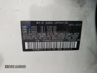 2022 Subaru Legacy с VIN 4S3BWAB61N3005941, выставлен на аукционе Copart как лот 60133045 с пробегом 111 250 миль миль и Списание • Salvage title. История ставок и продаж доступна на DreamBid. Изображение 13.