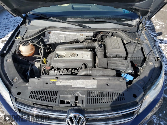 2016 Volkswagen Tiguan S with VIN WVGBV7AX9GW574405, listed as a Copart auction lot 45090275 with 74,974 mi miles and Salvage Title. Bid and sale history available at DreamBid. Image 11.