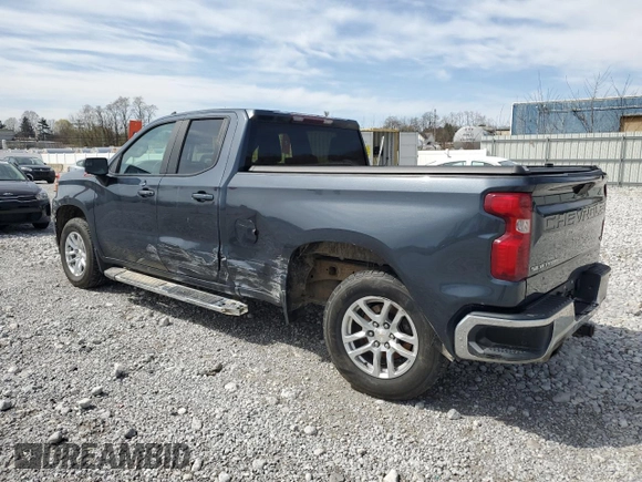 2020 Chevrolet Silverado 1500 LT with VIN 1GCRYDED9LZ344672, listed as a Copart auction lot 51823685 with 61,334 mi miles and Salvage Title. Bid and sale history available at carsss.com. Image 2.