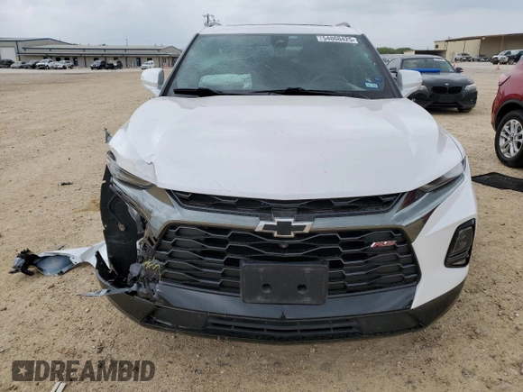 2021 Chevrolet Blazer RS z VIN 3GNKBERS8MS576350, wystawiony jako Copart lot #54868425 z przebiegiem 70 354 mil mil oraz Szkoda całkowita • Salvage title. Historia ofert i sprzedaży dostępna na DreamBid. Obrazek 5.