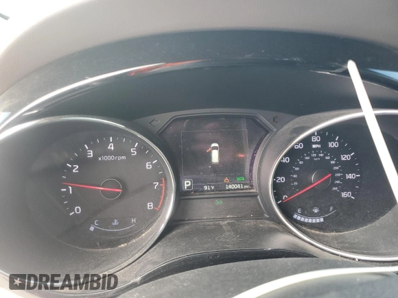 2017 Kia Sedona SX-L with VIN KNDME5C12H6278055, listed as a Copart auction lot 52092425 with 140,041 mi miles and Salvage Title. Bid and sale history available at carsss.com. Image 9.