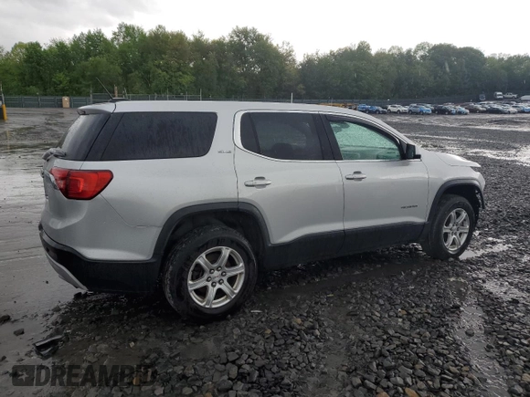 2017 GMC Acadia SLE with VIN 1GKKNRLA4HZ233765, listed as a Copart auction lot 56542895 with 185,323 mi miles and Salvage title. Bid and sale history available at DreamBid. Image 3.
