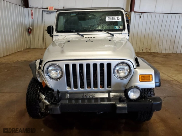 2004 Jeep Wrangler Sport with VIN 1J4FA49S94P713201, listed as a Copart auction lot 49602735 with 152,932 mi miles and Salvage Title. Bid and sale history available at carsss.com. Image 5.