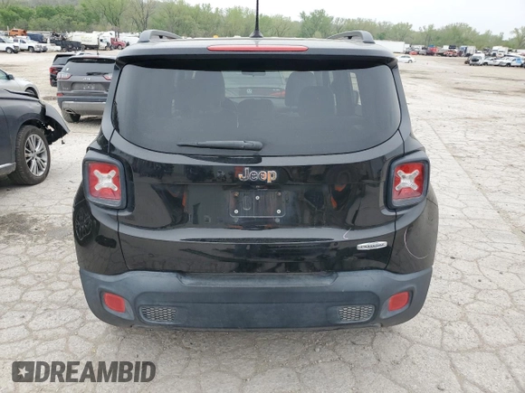 2015 Jeep Renegade Latitude with VIN ZACCJABT0FPB66817, listed as a Copart auction lot 53532285 with 69,102 mi miles and Salvage Title. Bid and sale history available at DreamBid. Image 6.