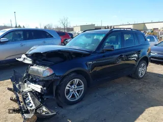 2006 BMW X3 3.0i with VIN WBXPA934X6WD26835, listed as a IAAI auction lot 41872807 with 182,407 mi miles. Bid and sale history available at carsss.com. Image 22.