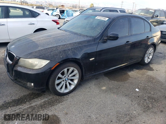 2011 BMW 3 Series 328i with VIN WBAPH5C58BF094055, listed as a Copart auction lot 87132134 with 165,620 mi miles and Clean Title. Bid and sale history available at carsss.com. Image 1.