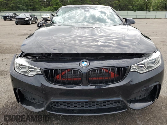 2015 BMW M4 with VIN WBS3R9C59FK330840, listed as a Copart auction lot 58437333 with 0 mi miles. Bid and sale history available at carsss.com. Image 5.
