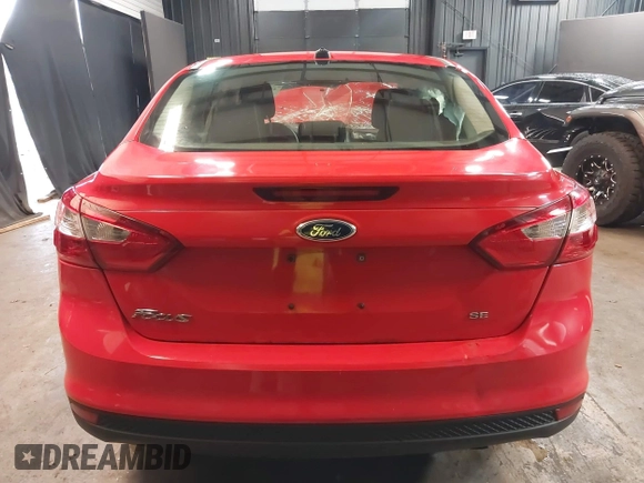 2012 Ford Focus SE with VIN 1FAHP3F20CL299541, listed as a IAAI auction lot 41948301 with 133,133 mi miles. Bid and sale history available at carsss.com. Image 17.