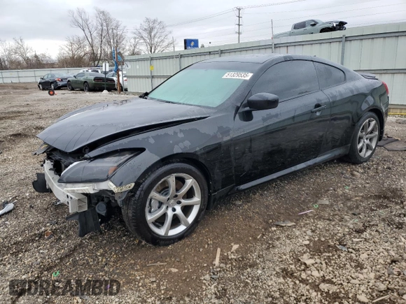 2008 Infiniti G37 Journey with VIN JNKCV64E38M109787, listed as a Copart auction lot 51329535 with 180,857 mi miles and Salvage Title. Bid and sale history available at DreamBid. Image 1.