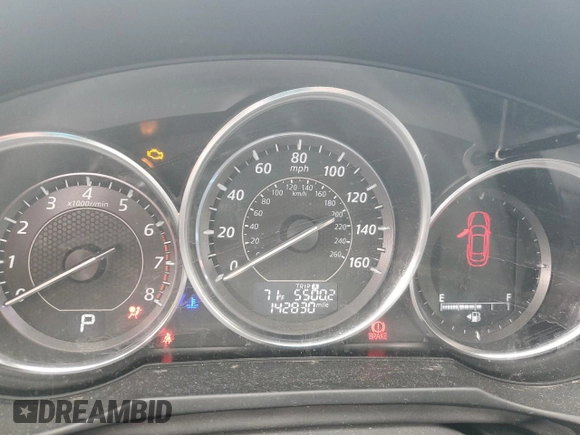 2014 Mazda Mazda6 i Touring with VIN JM1GJ1T61E1136642, listed as a Copart auction lot 53912465 with 142,830 mi miles and Salvage Title. Bid and sale history available at carsss.com. Image 9.