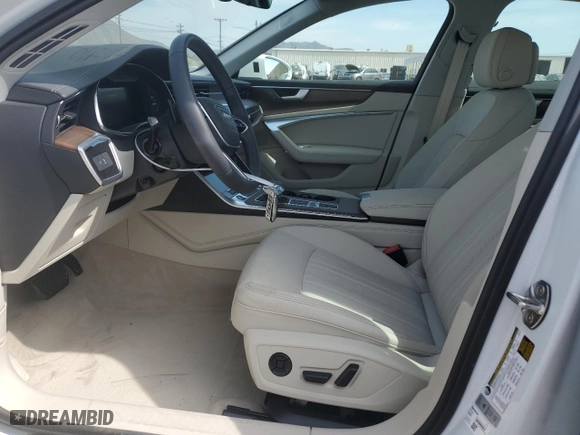 2024 Audi A6 Sedan Premium Plus with VIN WAUE3BF26RN001409, listed as a Copart auction lot 55003864 with NaN miles and Salvage Title. Bid and sale history available at carsss.com. Image 7.