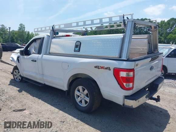 2021 Ford F-150 XL with VIN 1FTMF1E5XMKE21132, listed as a IAAI auction lot 42445898 with 114,014 mi miles and . Bid and sale history available at DreamBid. Image 3.