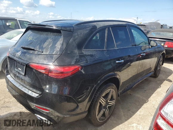 2024 Mercedes-Benz GLC with VIN W1NKM4GB7RF077169, listed as a Copart auction lot 74527004 with 0 mi miles and Non Repairable. Bid and sale history available at carsss.com. Image 3.