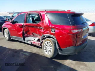 2021 Chevrolet Traverse LT Cloth with VIN 1GNERGKW2MJ193006, listed as a IAAI auction lot 41674861 with 43,465 mi miles and . Bid and sale history available at DreamBid. Image 3.