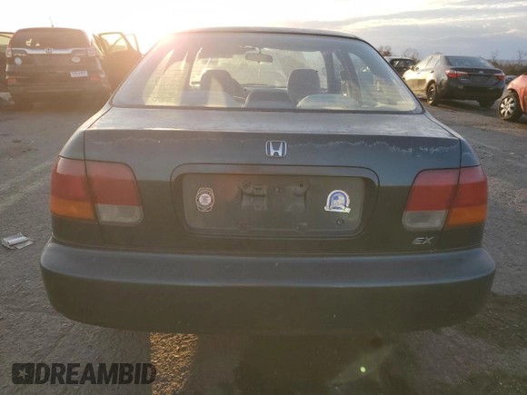 1998 Honda Civic EX with VIN 2HGEJ8642WH603856, listed as a Copart auction lot 79716844 with 175,660 mi miles and Clean Title. Bid and sale history available at carsss.com. Image 6.