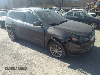 2019 Jeep Cherokee Latitude Plus with VIN 1C4PJMLX9KD413915, listed as a IAAI auction lot 41747608 with 50,390 mi miles and . Bid and sale history available at carsss.com. Image 1.