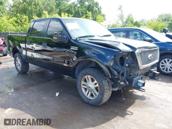 2006 Ford F-150 XLT z VIN 1FTPW14556KB25310, wystawiony jako IAAI lot #42345739 z przebiegiem 204 452 mil mil oraz . Historia ofert i sprzedaży dostępna na DreamBid. Obrazek 1.
