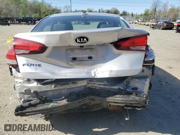 2018 Kia Forte LX with VIN 3KPFL4A75JE210980, listed as a Copart auction lot 53619035 with 67,667 mi miles and Salvage Title. Bid and sale history available at carsss.com. Image 6.