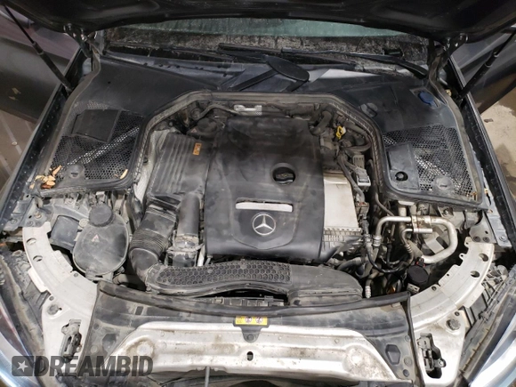 2017 Mercedes-Benz C 300 with VIN 55SWF4KB7HU198053, listed as a Copart auction lot 50348075 with 59,727 mi miles and Salvage Title. Bid and sale history available at carsss.com. Image 11.