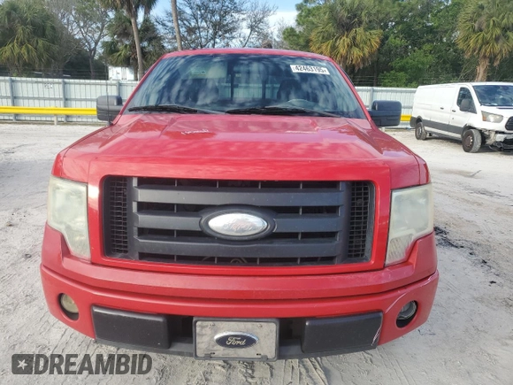 2009 Ford F-150 STX with VIN 1FTRX12W99FA50996, listed as a Copart auction lot 42463195 with 200,788 mi miles and Salvage Title. Bid and sale history available at carsss.com. Image 5.