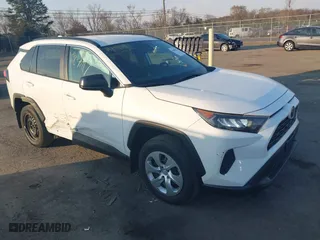 2020 Toyota RAV4 LE with VIN 2T3H1RFV7LW098709, listed as a IAAI auction lot 41840117 with 68,689 mi miles. Bid and sale history available at carsss.com. Image 1.