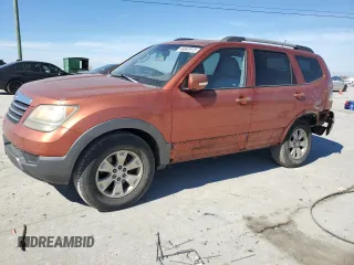 2009 Kia Borrego LX with VIN KNDJJ741695021612, listed as a Copart auction lot 46692915 with 249,152 mi miles and Clean Title. Bid and sale history available at carsss.com. Image 1.
