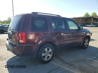 2009 Honda Pilot EX with VIN 5FNYF48439B019642, listed as a Copart auction lot 55782865 with 212,590 mi miles and Salvage Title. Bid and sale history available at DreamBid. Image 3.