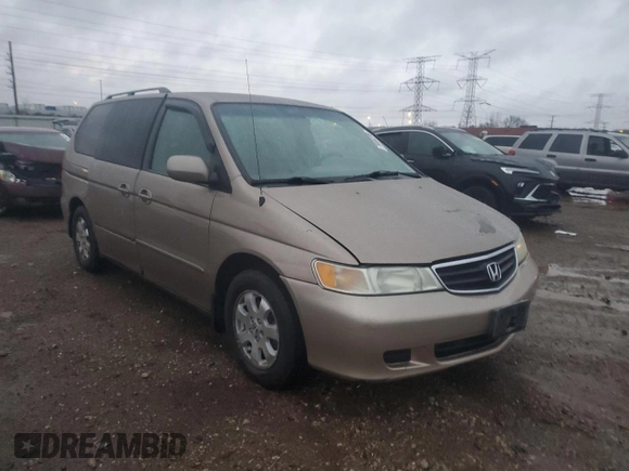 2003 Honda Odyssey EX-L with VIN 5FNRL189X3B074426, listed as a Copart auction lot 84422814 with 148,602 mi miles and Salvage Title. Bid and sale history available at DreamBid. Image 4.