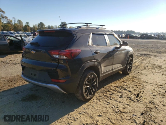 2021 Chevrolet TrailBlazer LT with VIN KL79MRSL3MB017874, listed as a Copart auction lot 74801233 with 58,519 mi miles. Bid and sale history available at carsss.com. Image 3.