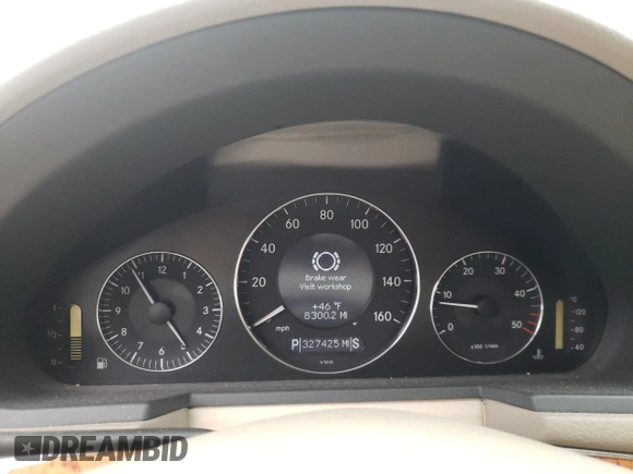 2005 Mercedes-Benz E-Class 3.2L CDI with VIN WDBUF26JX5A739999, listed as a Copart auction lot 46040195 with 327,425 mi miles and Salvage Title. Bid and sale history available at carsss.com. Image 9.