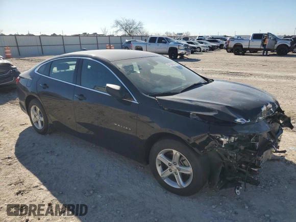 2022 Chevrolet Malibu LS with VIN 1G1ZB5ST5NF191756, listed as a Copart auction lot 47164355 with 23,802 mi miles and Salvage Title. Bid and sale history available at DreamBid. Image 4.