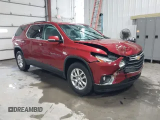 2018 Chevrolet Traverse LT Cloth with VIN 1GNERGKW6JJ266647, listed as a IAAI auction lot 41274408 with 93,530 mi miles. Bid and sale history available at carsss.com. Image 1.