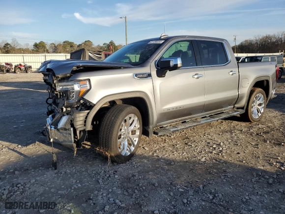 2020 GMC Sierra 1500 SLT with VIN 3GTU9DED0LG135313, listed as a Copart auction lot 81136554 with 71,702 mi miles and Salvage Title. Bid and sale history available at carsss.com. Image 1.